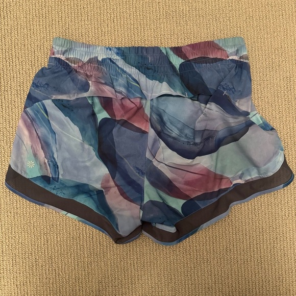 Athleta Printed Mesh Racer Run Short 4” - Picture 2 of 3